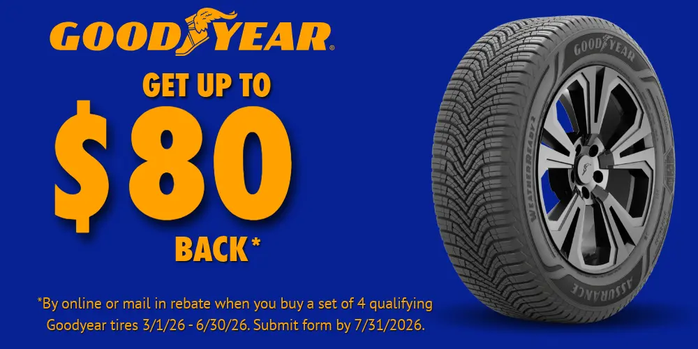 Goodyear Get Up To $80 Offer