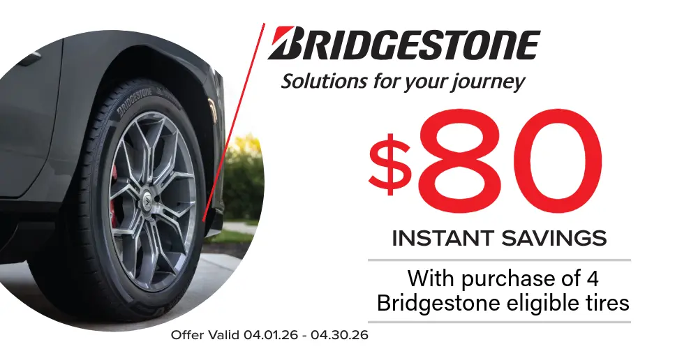 Bridgestone Instant $80 Offer